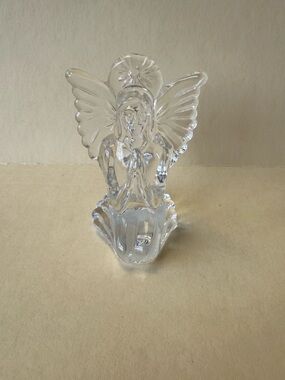 Waterford Crystal Kneeling and Praying Angel Ornament